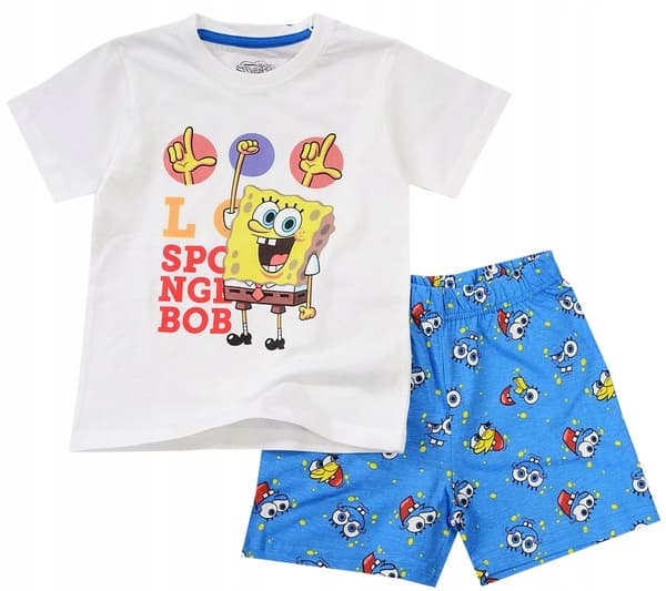 Svampbob pojk pyjamas kortarm 110 cm