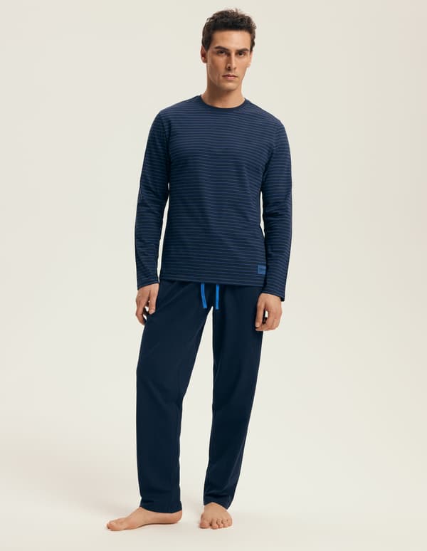 Nya Henderson herrpyjamas | Marinblå 2XL
