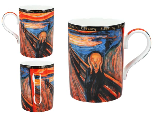Carmani, 370ml krus - Edvard Munch/Skriget