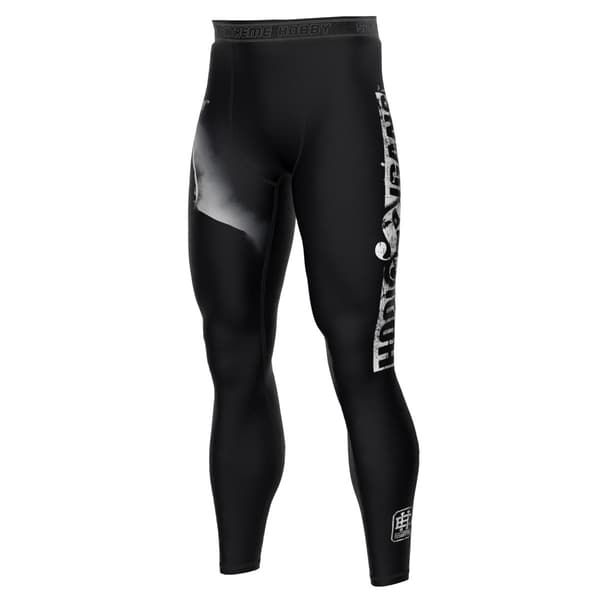 Herr sportleggings HOOLS 2XL SVART