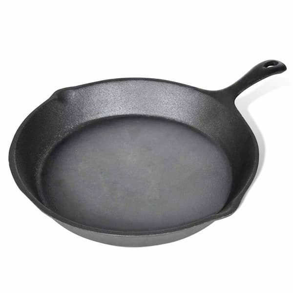 Gjutjärnskitlar, set om 9