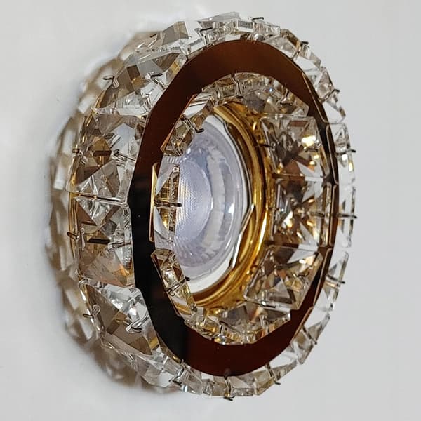 Halogenglastaklampa GU10