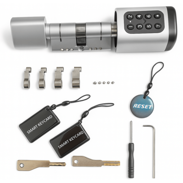 Elektronisk låsecylinder V1 TTLock Sølv