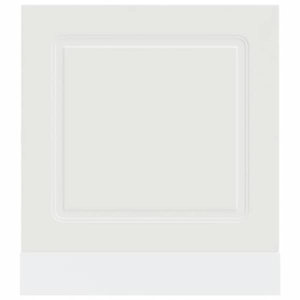 vidaXL Diskmaskinspanel, Kalmar vit, 60x1,5x67 cm