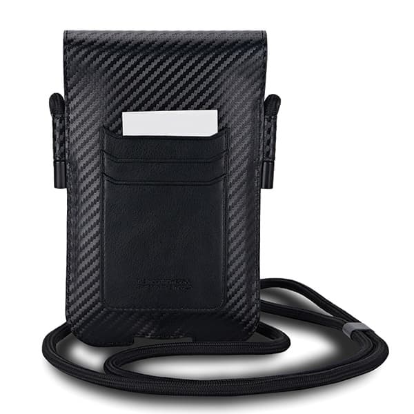 BMW Carbon Red Stripes Pungtaske, Sort