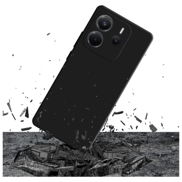 3MK Matt Case Pro cover til Xiaomi Redmi Note 14 4G sort
