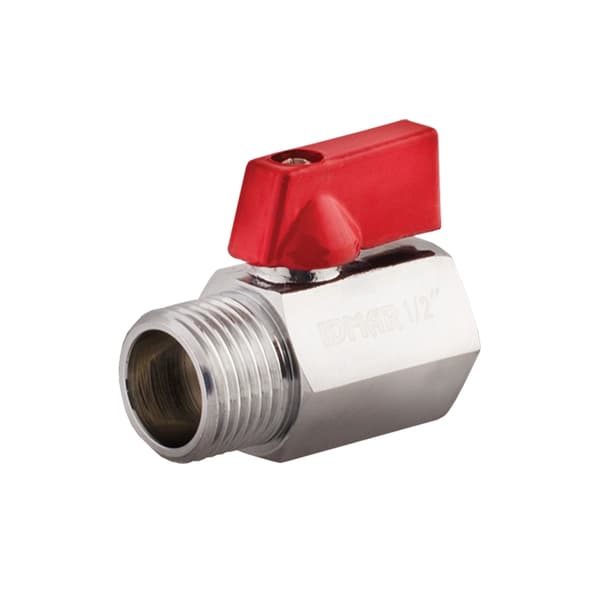 IDMAR Kugleventil 1/2" mini GW/MZ (DN15)