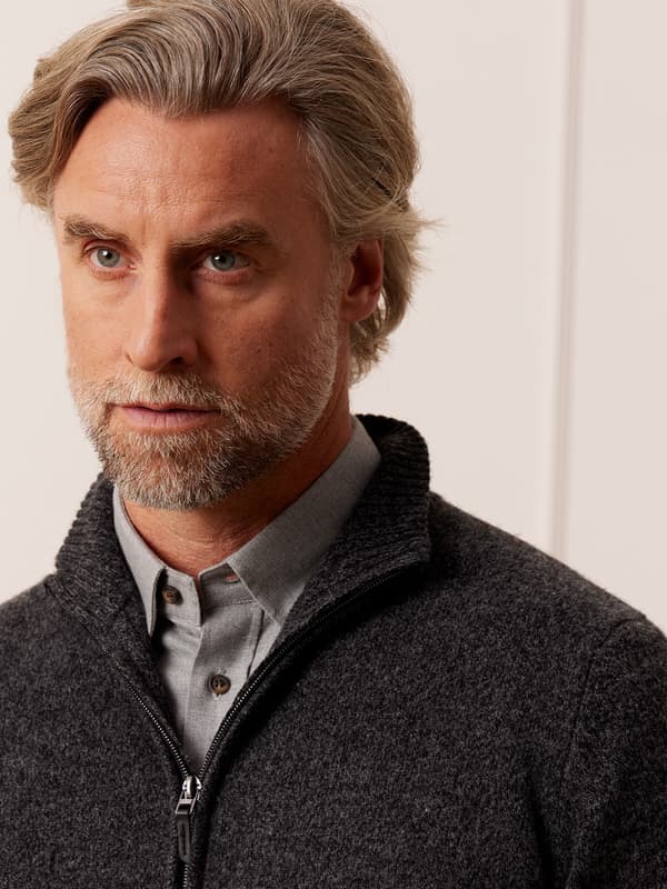 GRÅ WENLEY CARDIGAN L