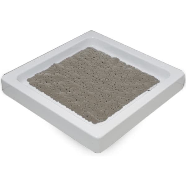 Bubbles liukumaton matto 50x50 taupe