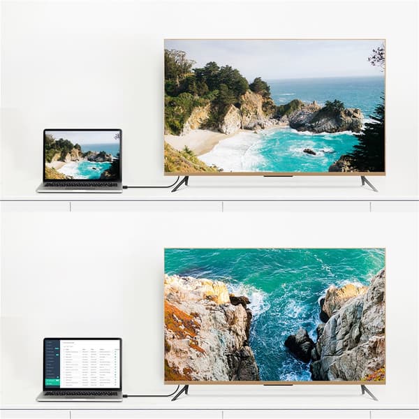 DisplayPort HDR 3D 4K-kabel 1m svart