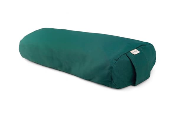 Bovete yogabolster, grön bomull