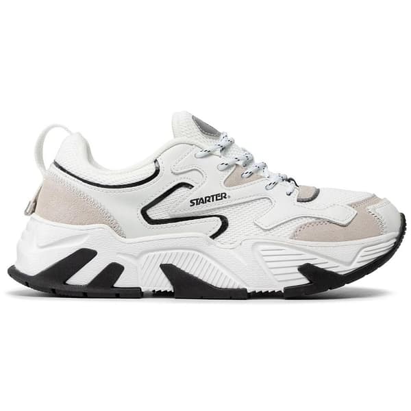 Herresko Lædersneakers Starter Buffalo White 42