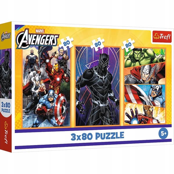3x80 dagar av actionpussel Avengers 34883