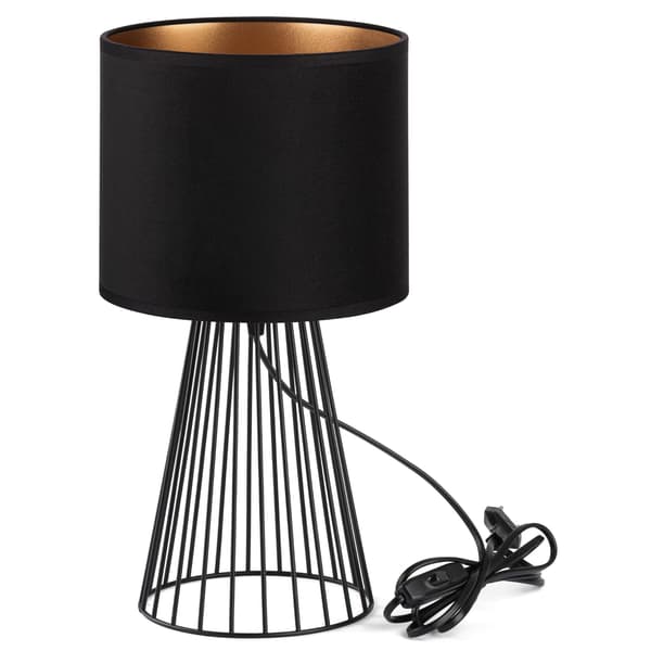 Tornado ASBG lampe, sort og guld fløjl