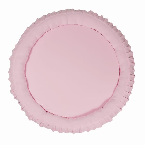 Redemåtte 120 cm til børn, pulverrosa