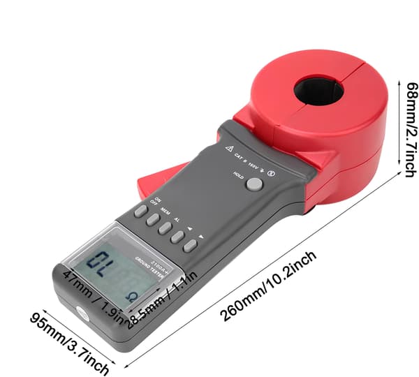 ETCR2100A+ Digital tangmeter med jordmodstandsmåling op til 200