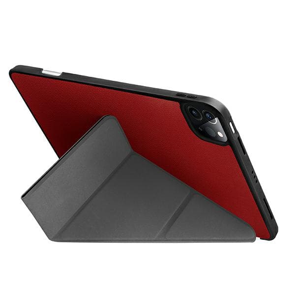UNIQ Transforma -kotelo jalustalla iPad Pro 11" (2021), punainen