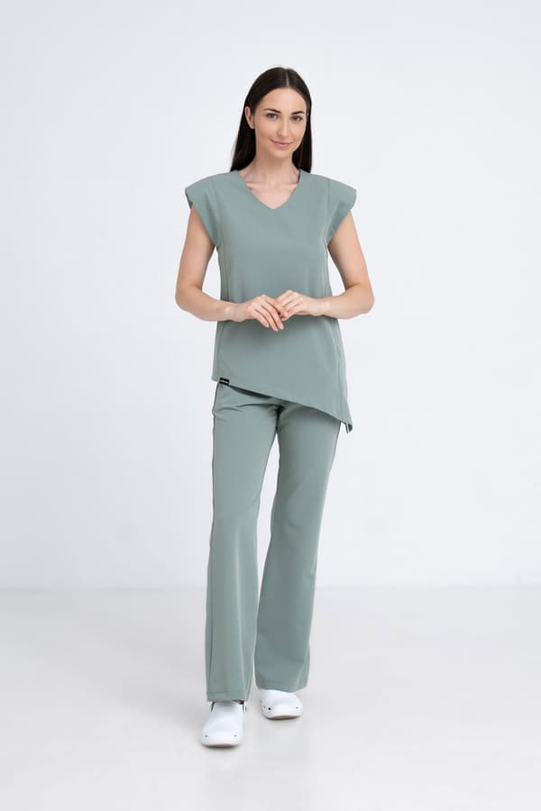 Raya dame medicinsk bluse RAYA SORT SWEATSHIRT XS