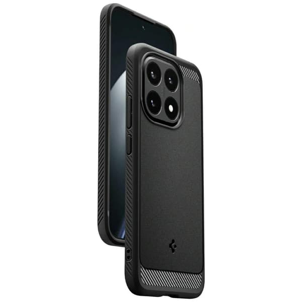 Spigen Rugged Armor-cover til Xiaomi 15T, sort