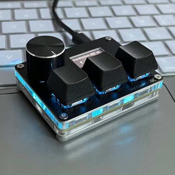 Sort SayoDevice OSU O3C hurtigudløserkontakt