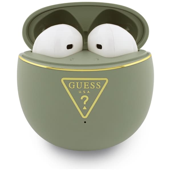 Guess Gold Line Triangle TWS Hörlurar Khaki