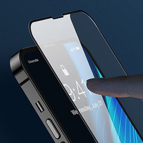 3D hærdet glas til iPhone 14 Plus, sort