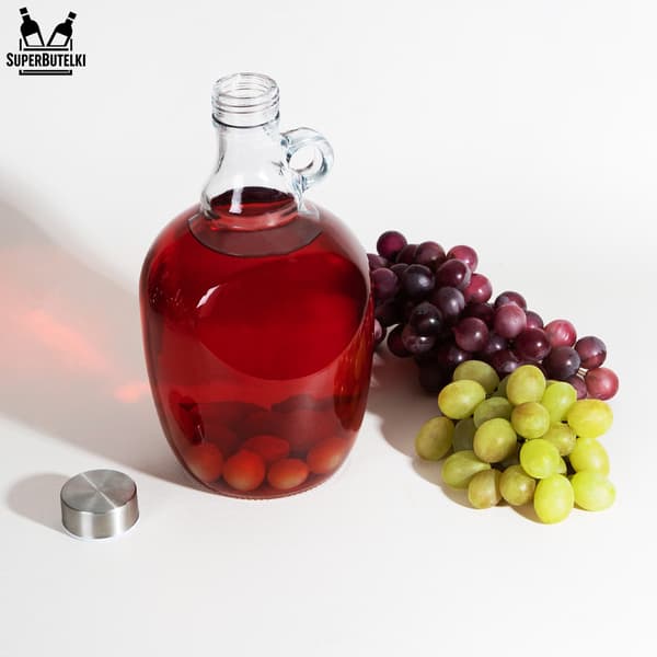 1,5 liters gallon med lock