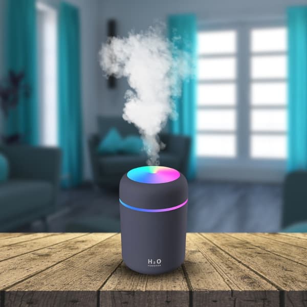 Luftfugter aromadiffuser farve LED-lampe USB
