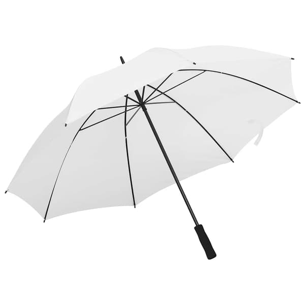 vidaXL paraply hvid, 130 cm