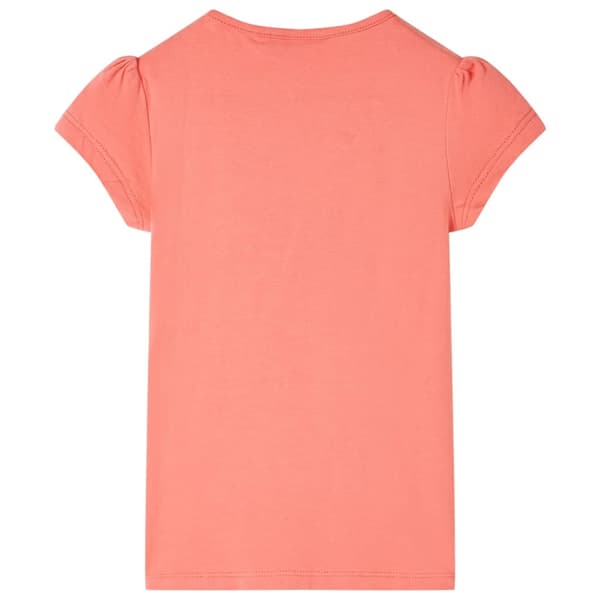 Barn-T-shirt, korall, 92