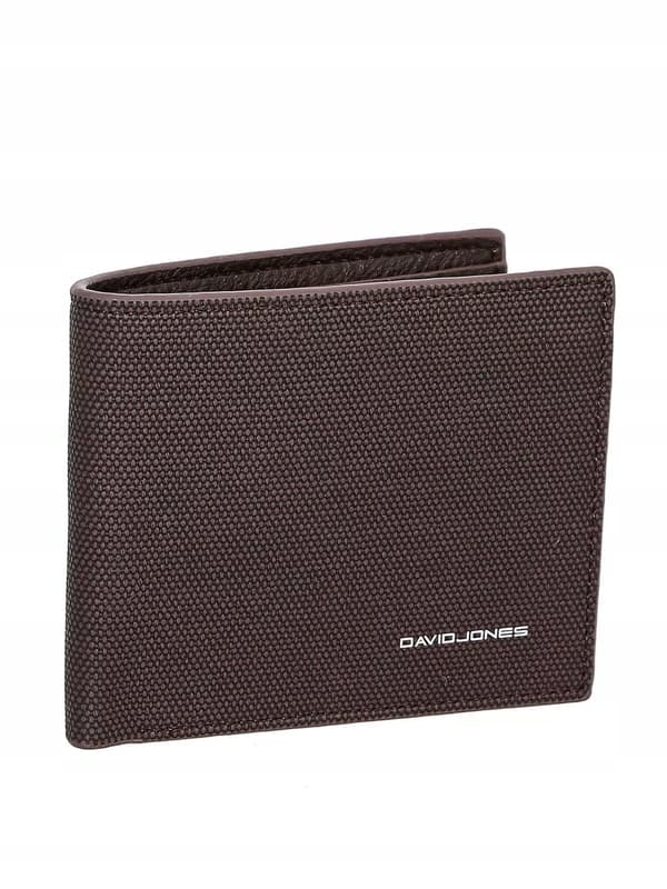 David Jones herrplånbok SLIM eko-läder brun