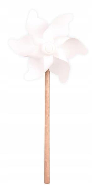 30 cm hvid træspole
