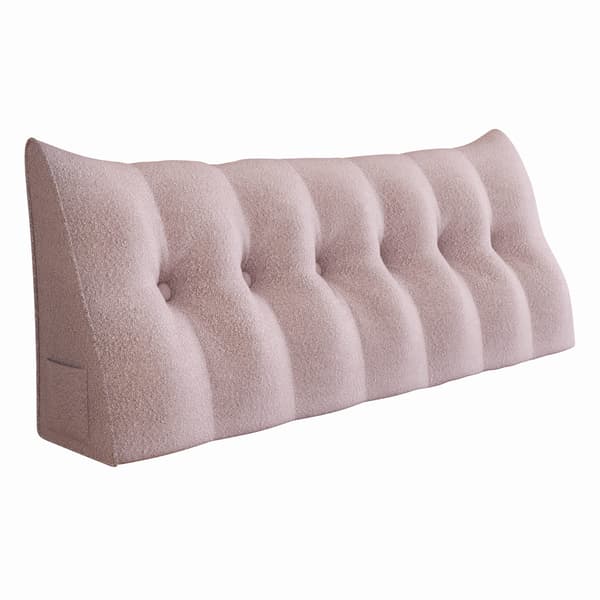 Triangulär plyschkudde rosa Triangulär plyschkudde rosa 120 cm
