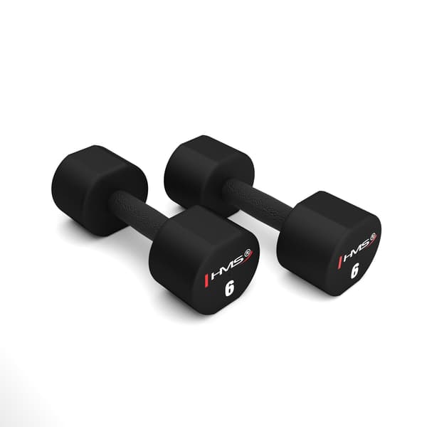 Polyuretanhantlar 2x6kg TPU HPT06 HMS