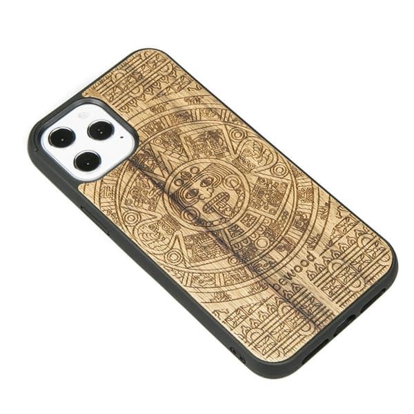 Träfodral till iPhone 12 Pro Max AZTEC CALENDAR LIMBA