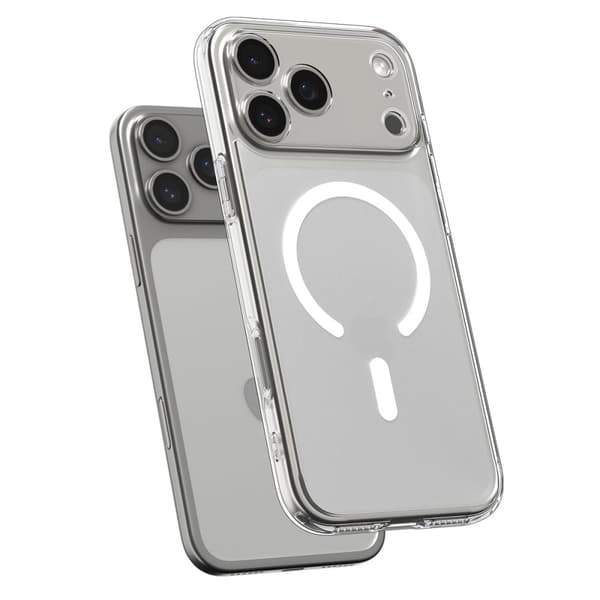iPhone 17 Pro Ultra Hybrid MagSafe Skyddsskal – Vit