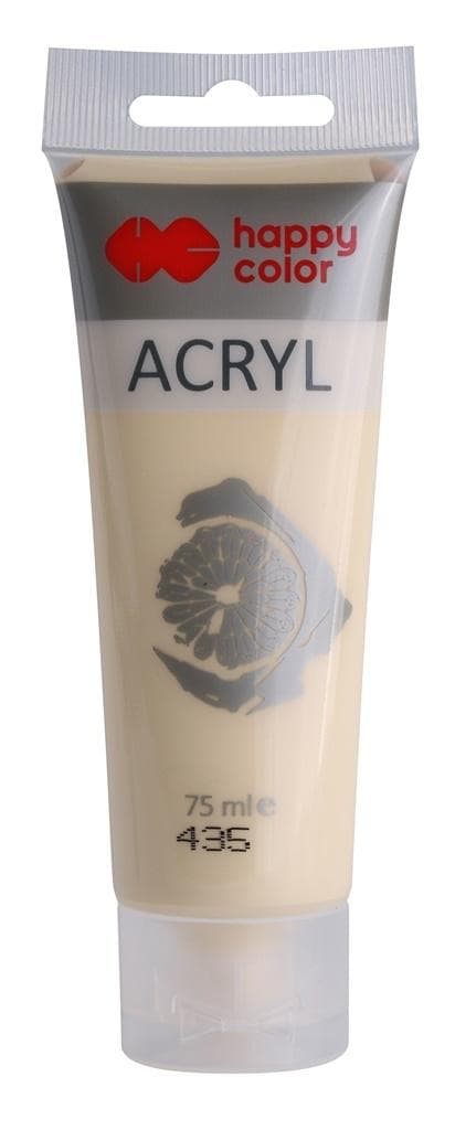Akrylfärg 75ml elfenben HAPPY COLOR