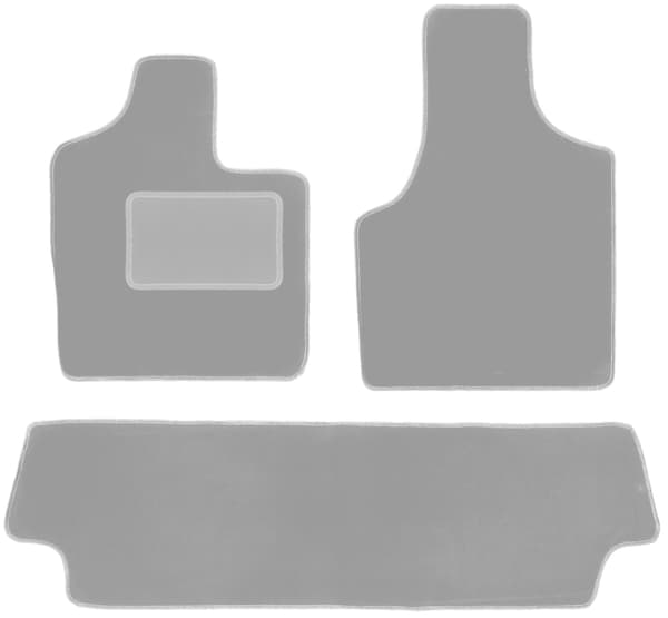 Grå bilmåtter til: Chrysler Town&Country IV minivan (2000-2008)