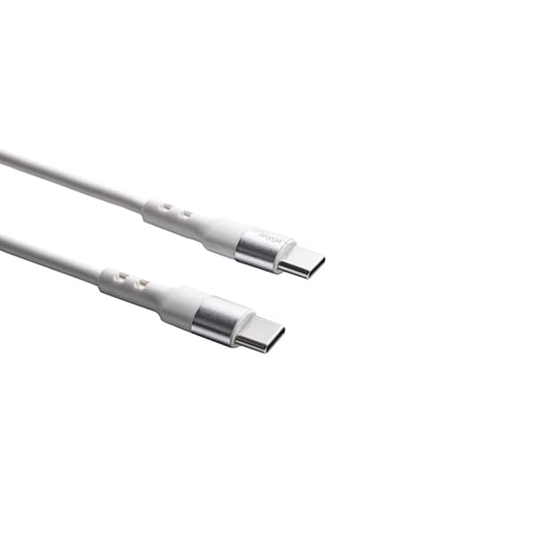 Akyga AK-USB-40 USB-C-kabel 60W 3A PD QC Vit 1m