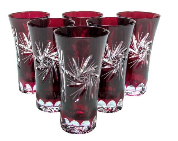 Rubin krystalglas UZO 75 ml olivenkværn
