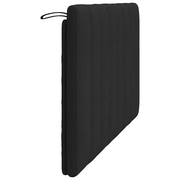 vidaXL hovedgærdehynde, sort, 140 cm, fløjl