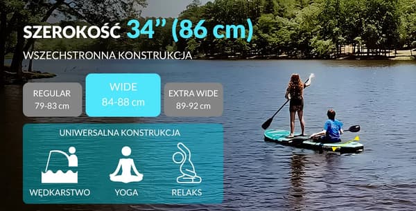 SKATINGER Octopus SUP-bräda 335x86x15 cm allround