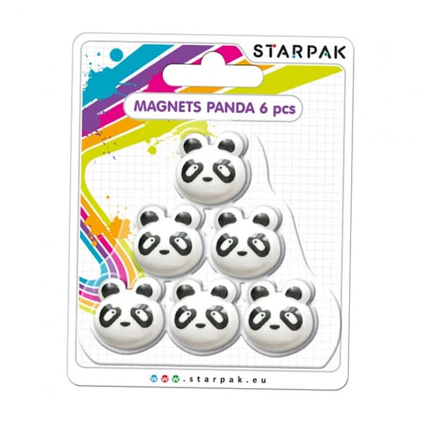 Pandamagneter, 6 st. 398962