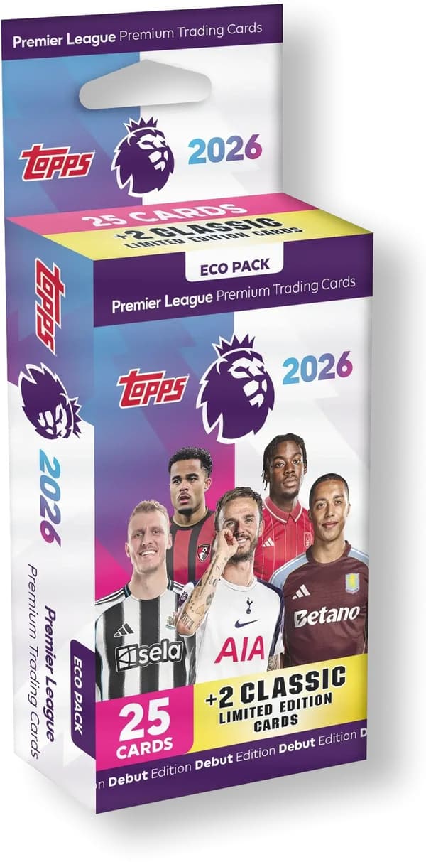TOPPS Jalkapallokortit: Valioliiga 2026 - Eco Pack