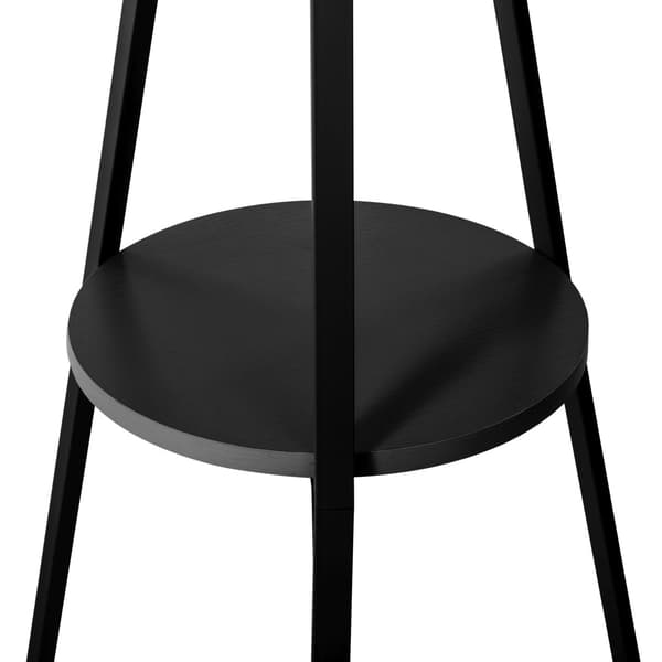 Trädgalge med hyllplan, svart
