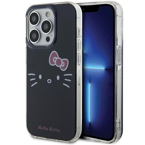 Hello Kitty HKHCP14XHKHLK iPhone 14 Pro Max 6,7" sort/sort hårdt cover IML Kitty Face