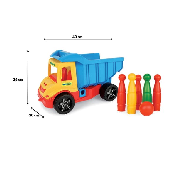 Multitruck-tipvogn med bowling 32220