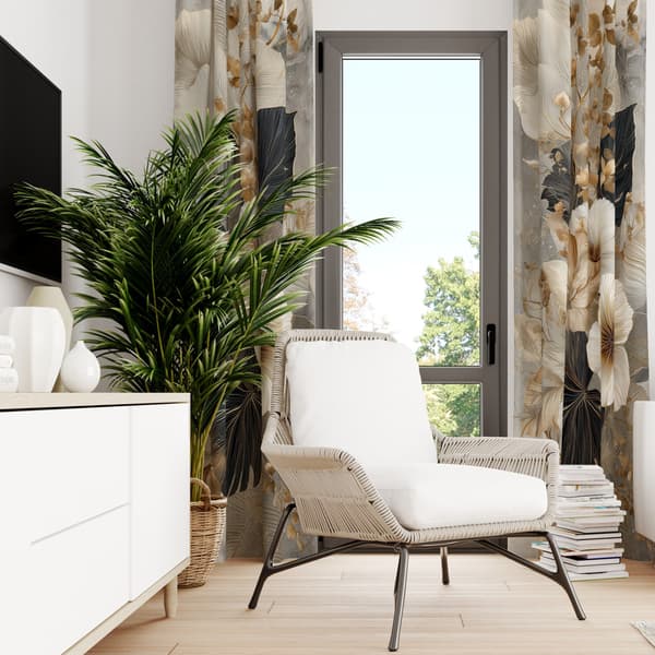 Gardin på tapetryk 430