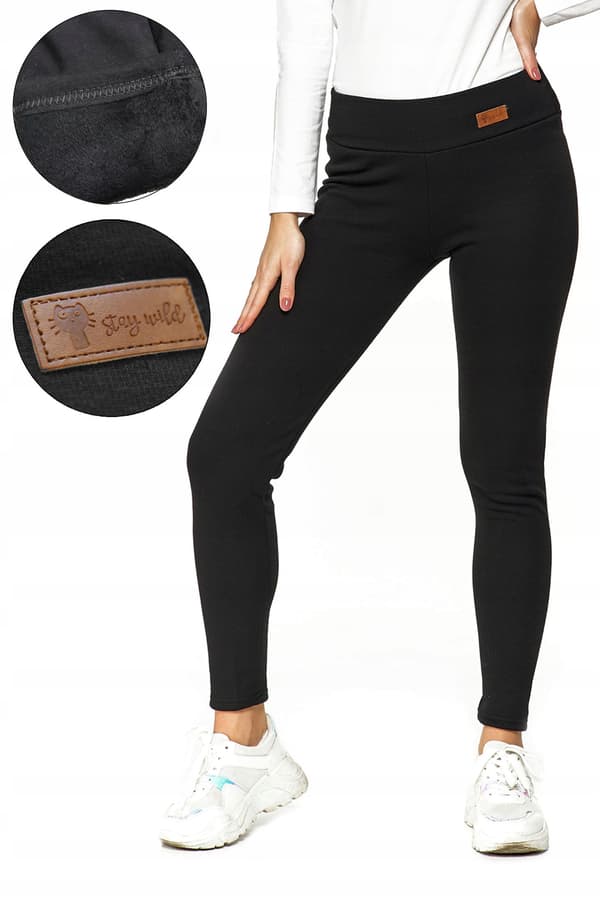 Dameisolerede leggings sorte tykke MORAJ S/M