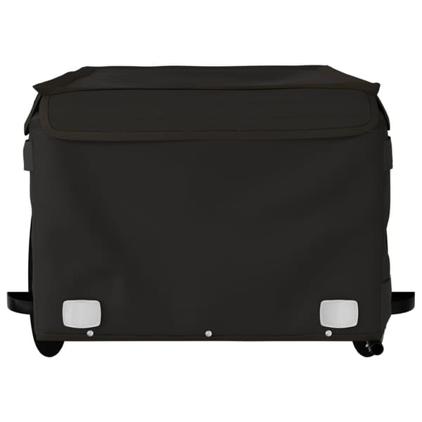 vidaXL cykelanhænger, sort, 45 kg, jern